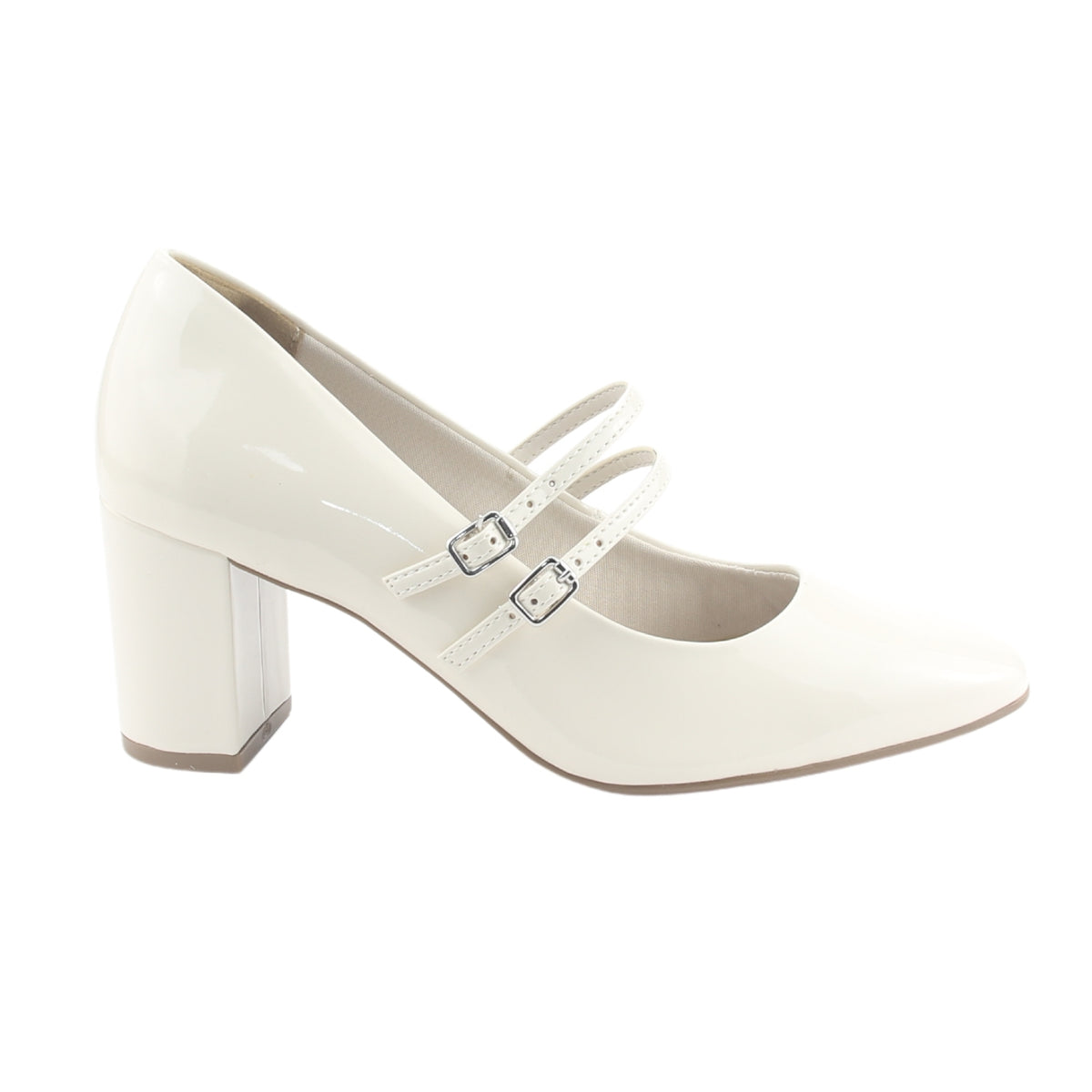 Zapato Via Marte Mujer 153-001-01 Blanco Casual