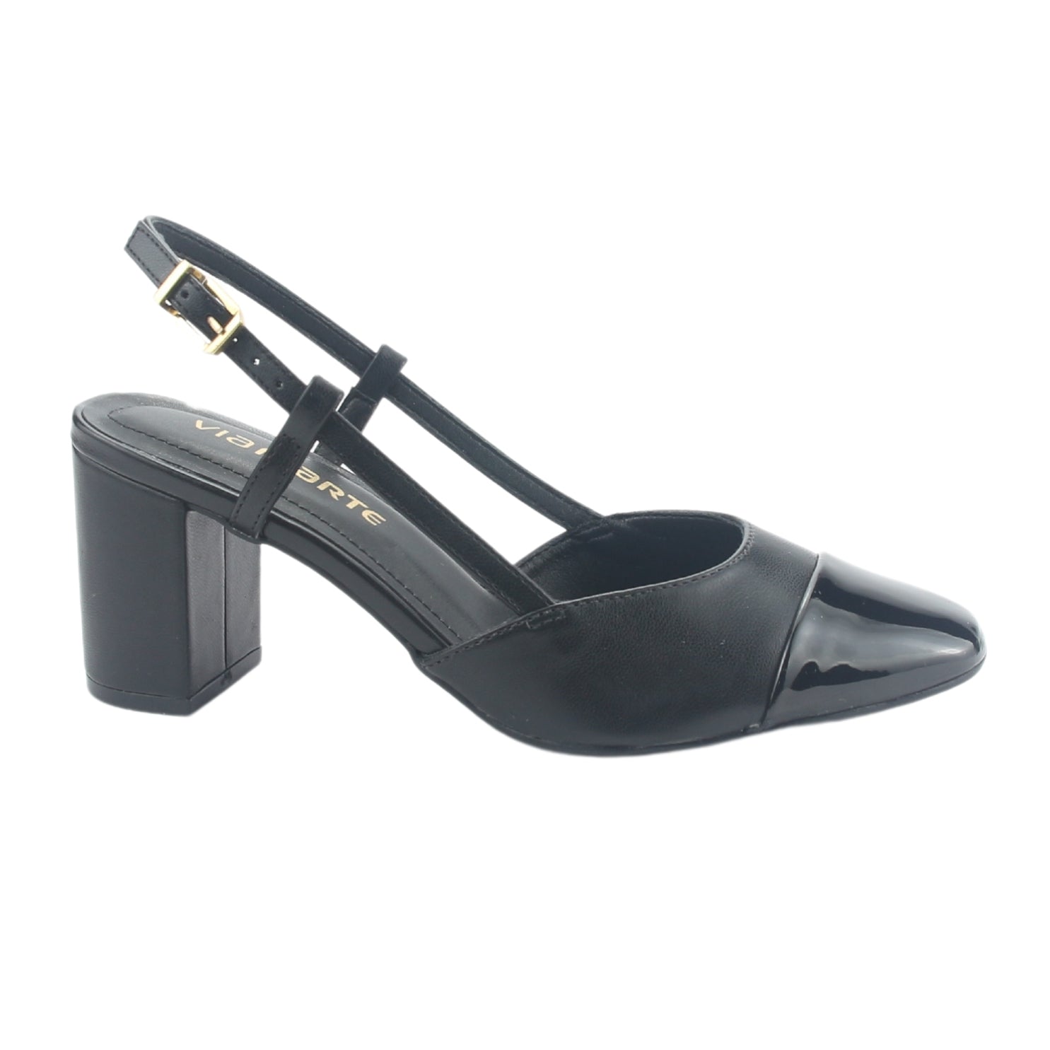 Zapato Via Marte Mujer 153-006-01 Negro Casual
