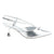 Zapato Via Marte Mujer 168-001-02 Plateado Casual