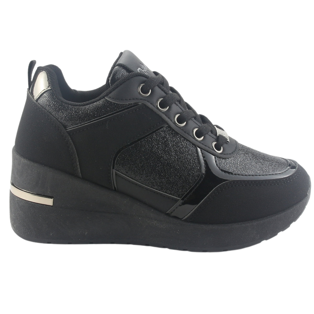 Zapatilla Chalada Mujer Bolki-2 Negro Urbano