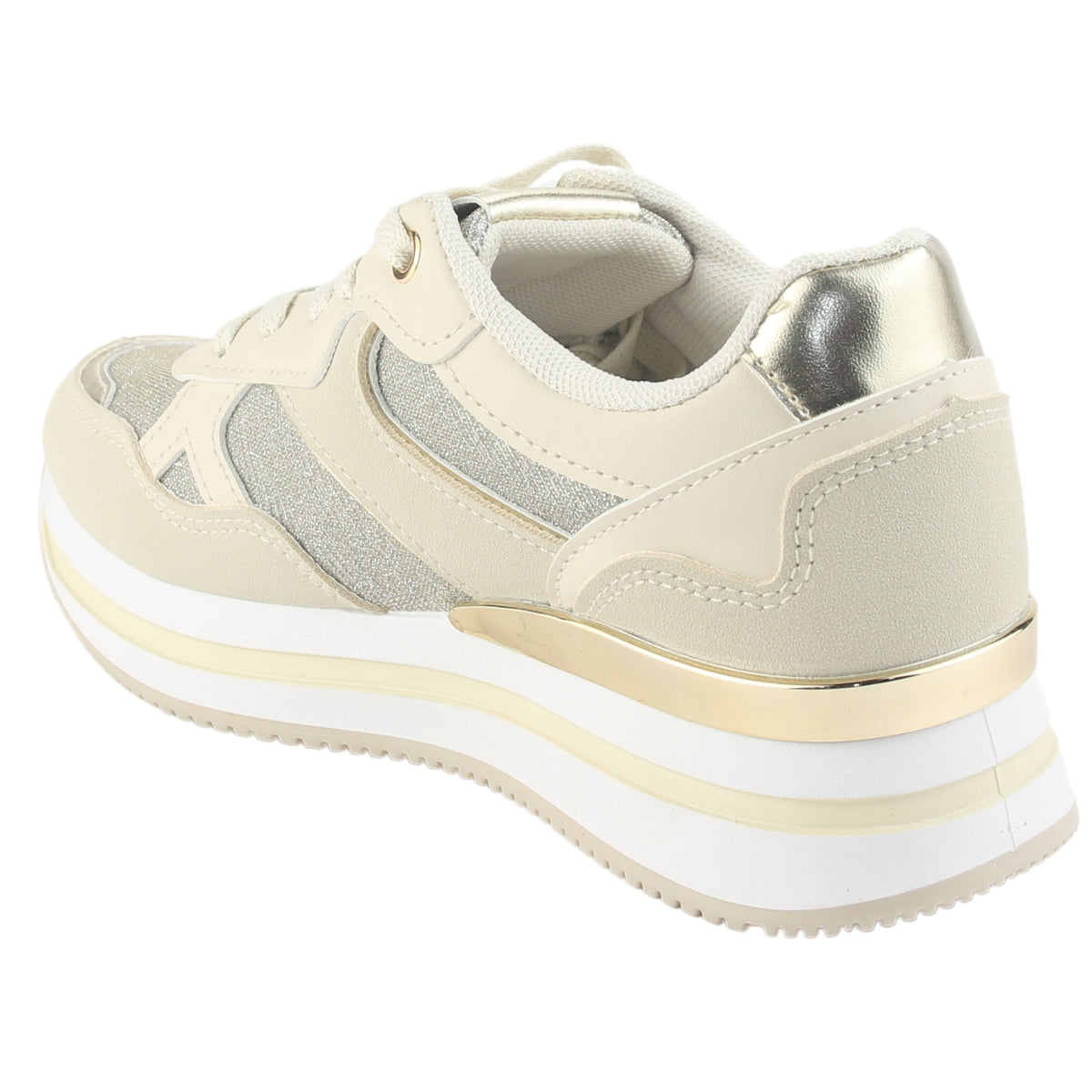 Zapatilla Chalada Mujer Jettixlow1 Dorado Urbano