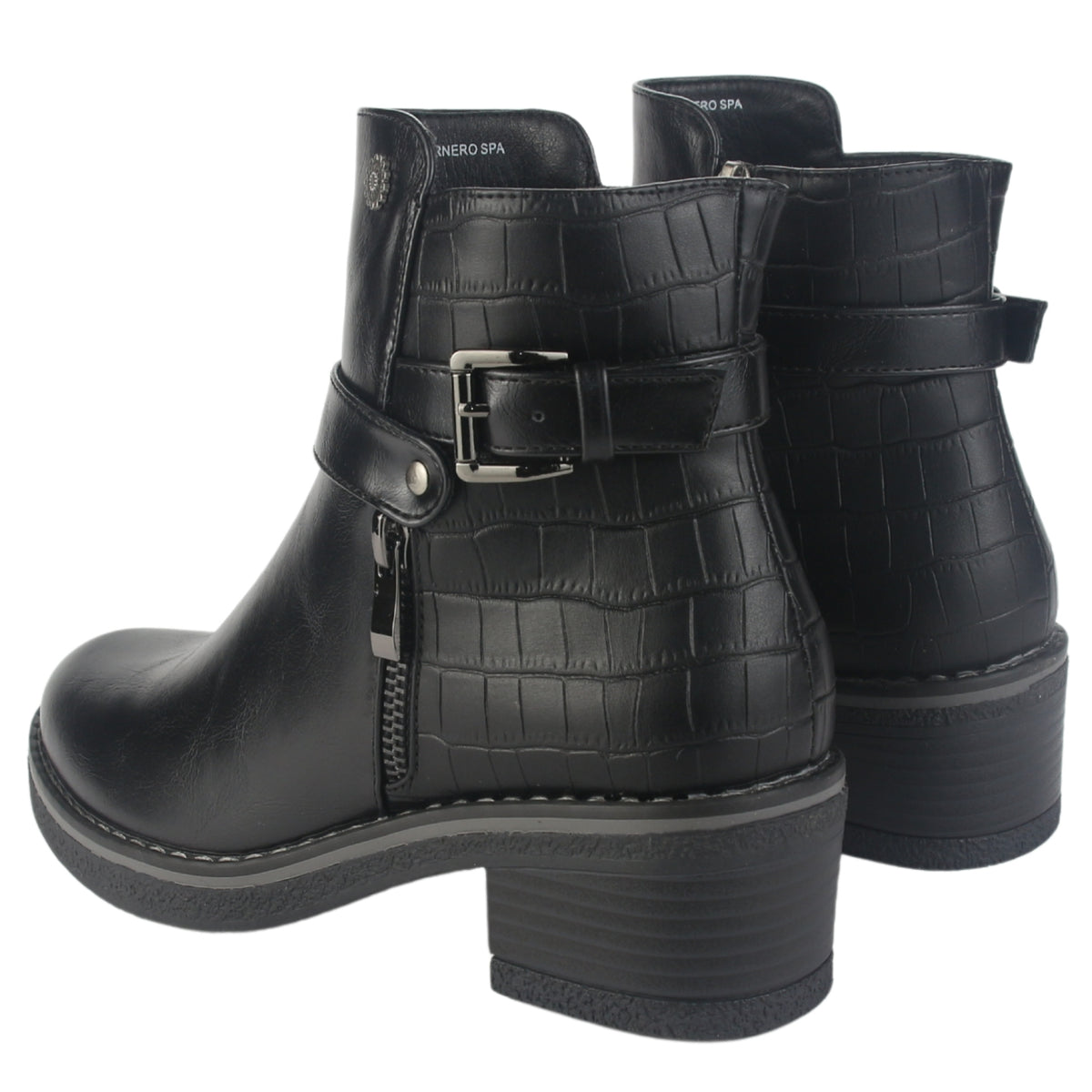 Botin Chalada Mujer Brike-1 Negro Casual