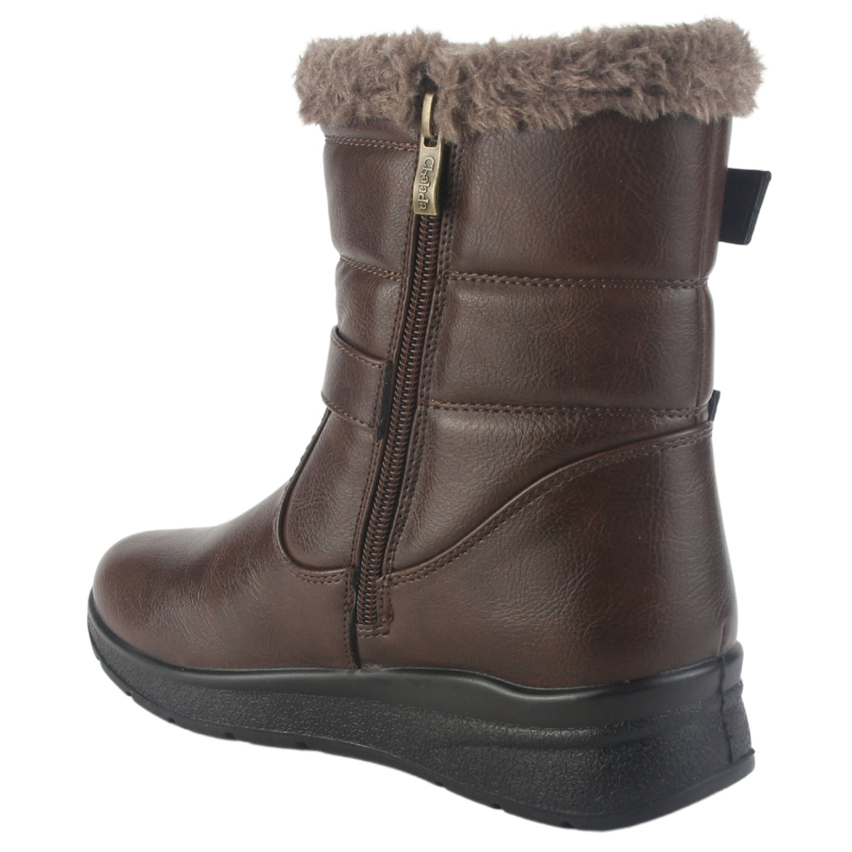 Botin Chalada Mujer Canet-1 Café Casual