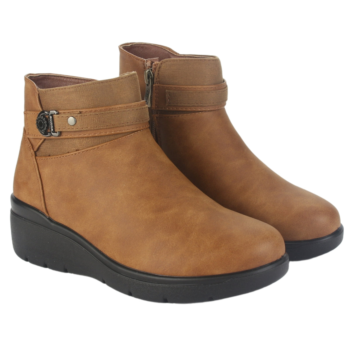 Botin Chalada Mujer Curve-5 Tostado Casual