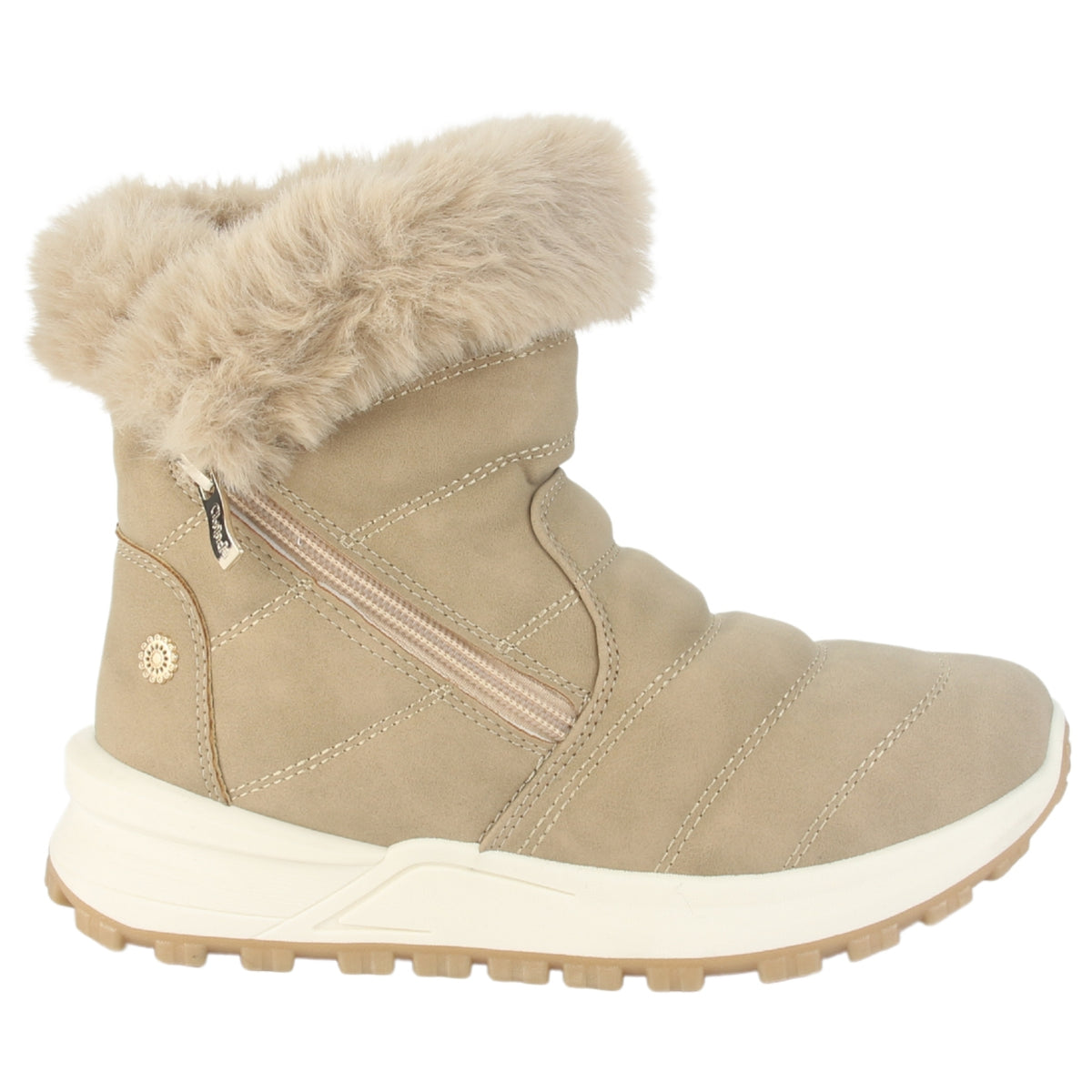 Botin Chalada Mujer Laica-1 Beige Casual