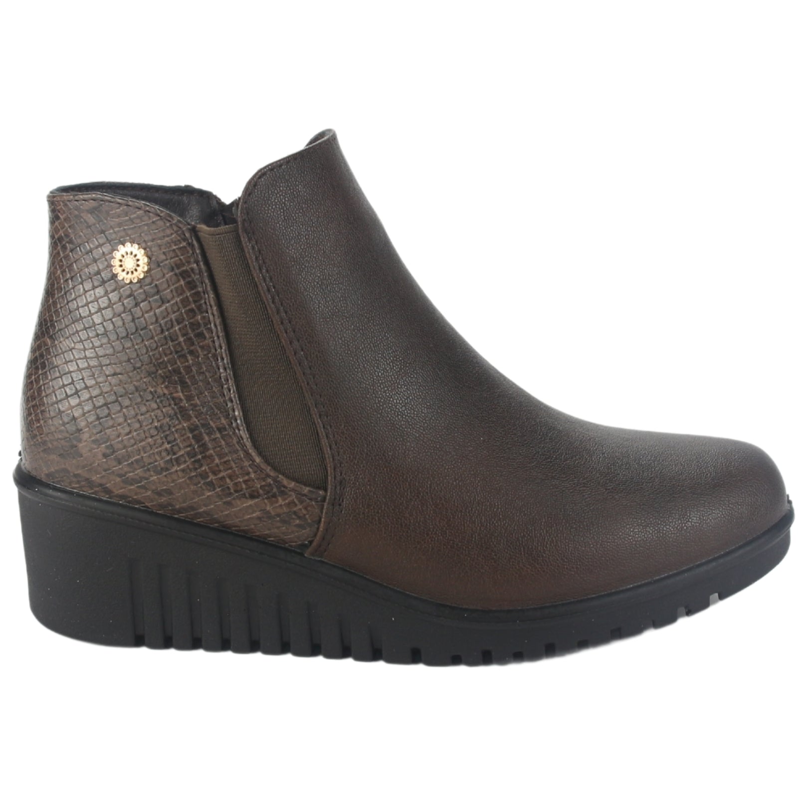 Botin Chalada Mujer Lili-1 café Casual