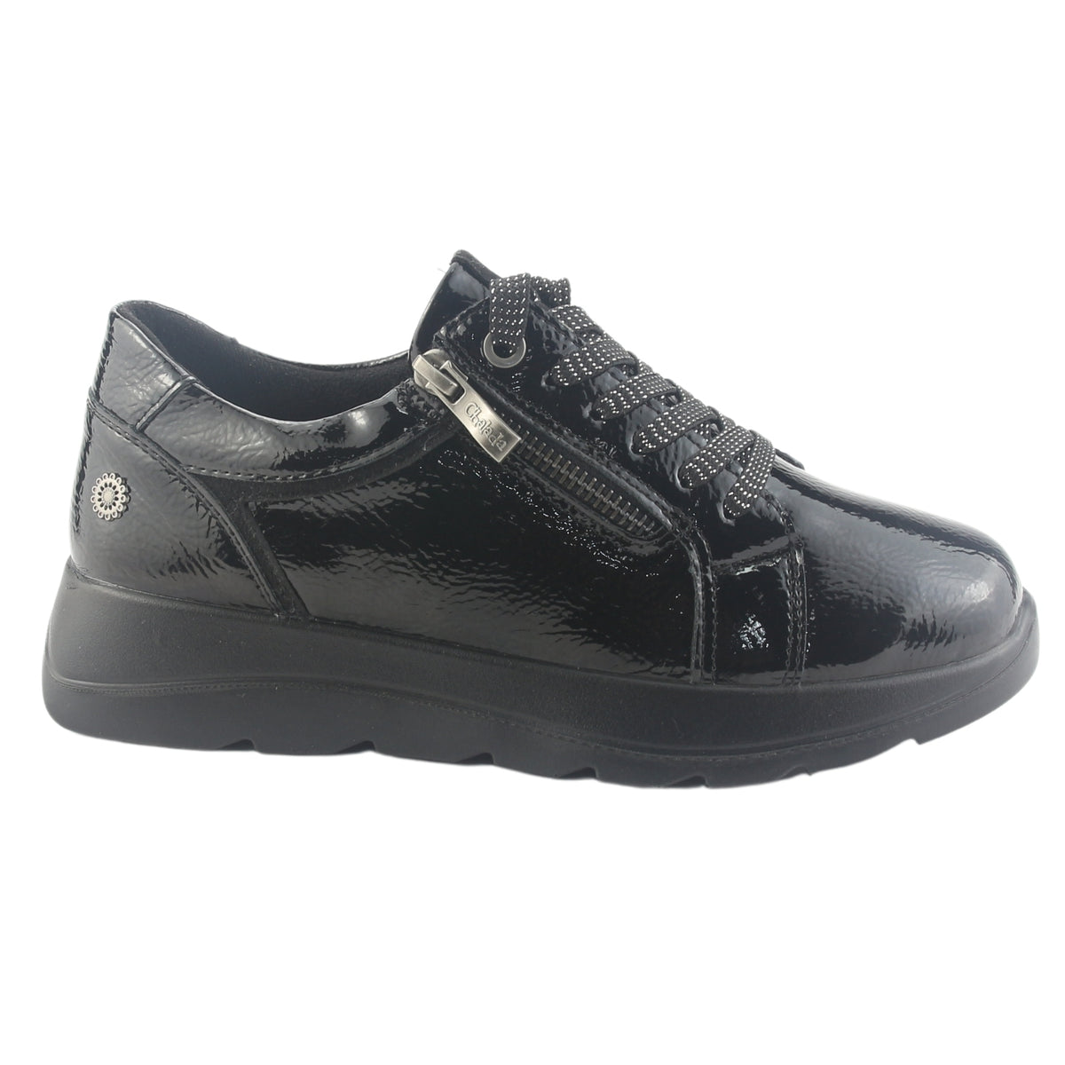 Zapatilla Chalada Mujer Onix-1 Negro Urbano