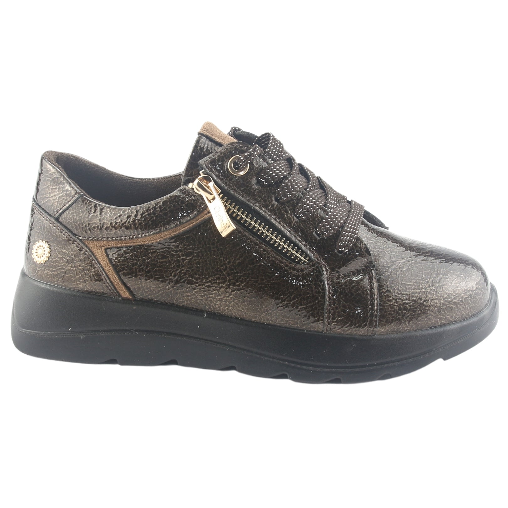 Zapatilla Chalada Mujer Onix-1 Café Urbano