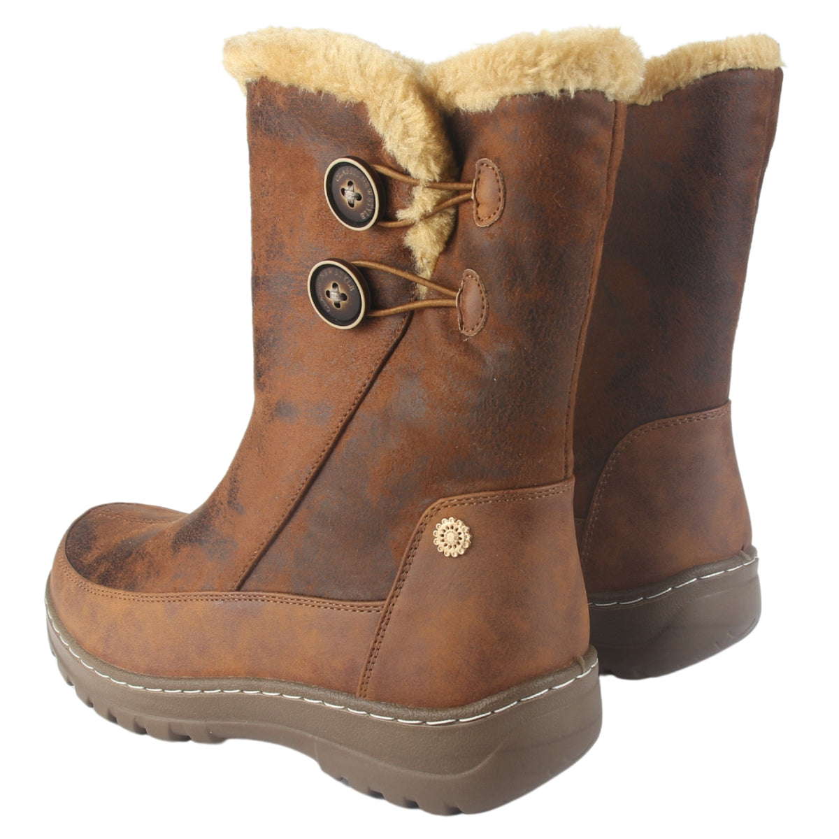 Botin Chalada Mujer Qual-8 Camel Casual