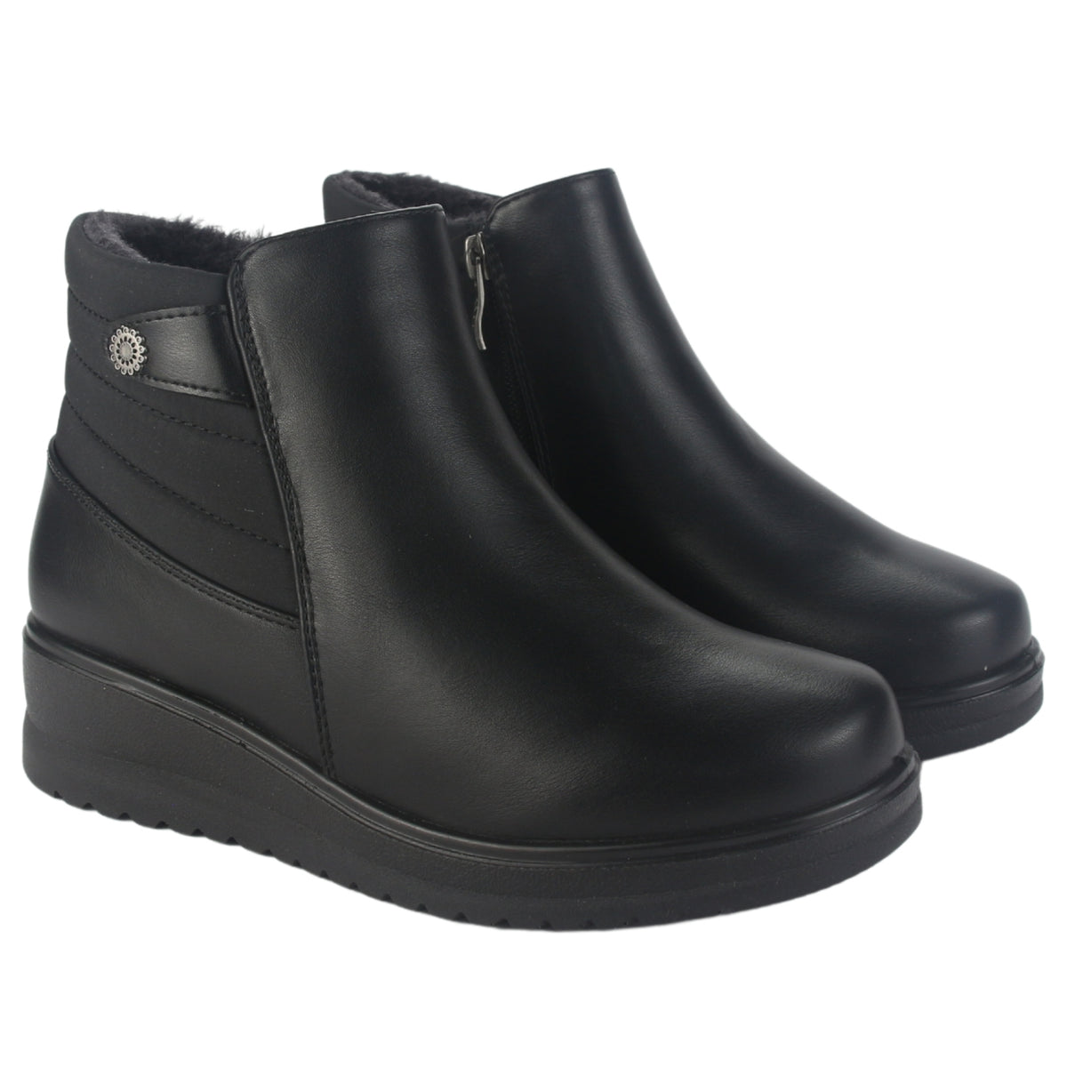 Botin Chalada Mujer Rayo-2 Negro Casual