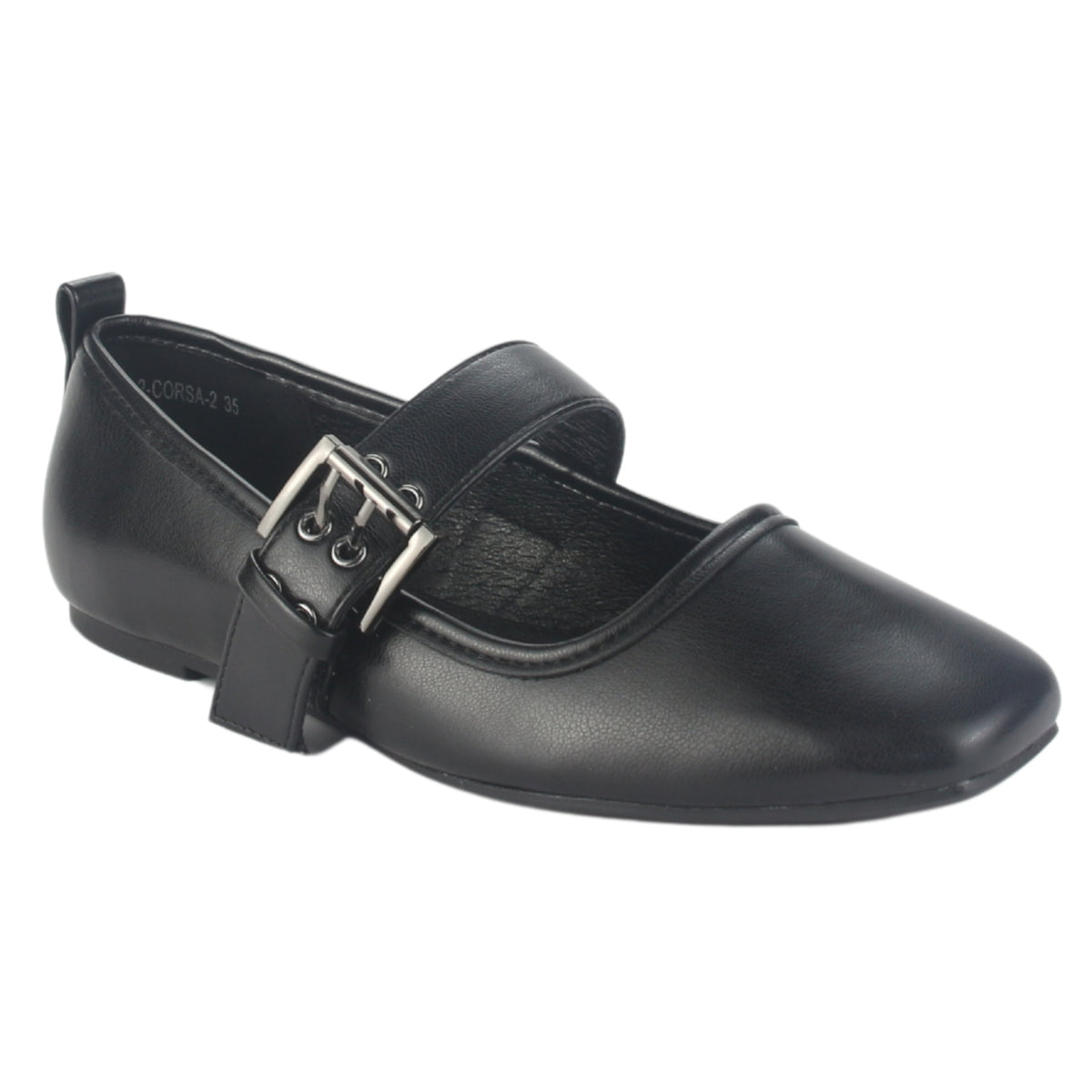 Zapato Chalada Mujer Corsa-2 Negro Casual