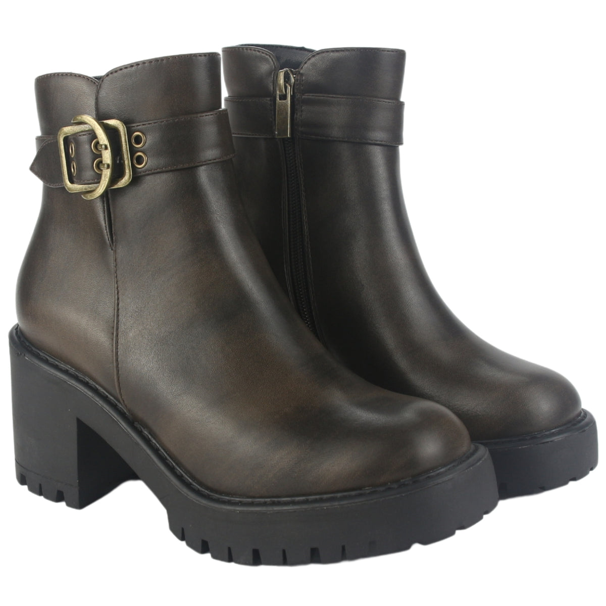 Botin Chalada Mujer Tere-2 Café Casual
