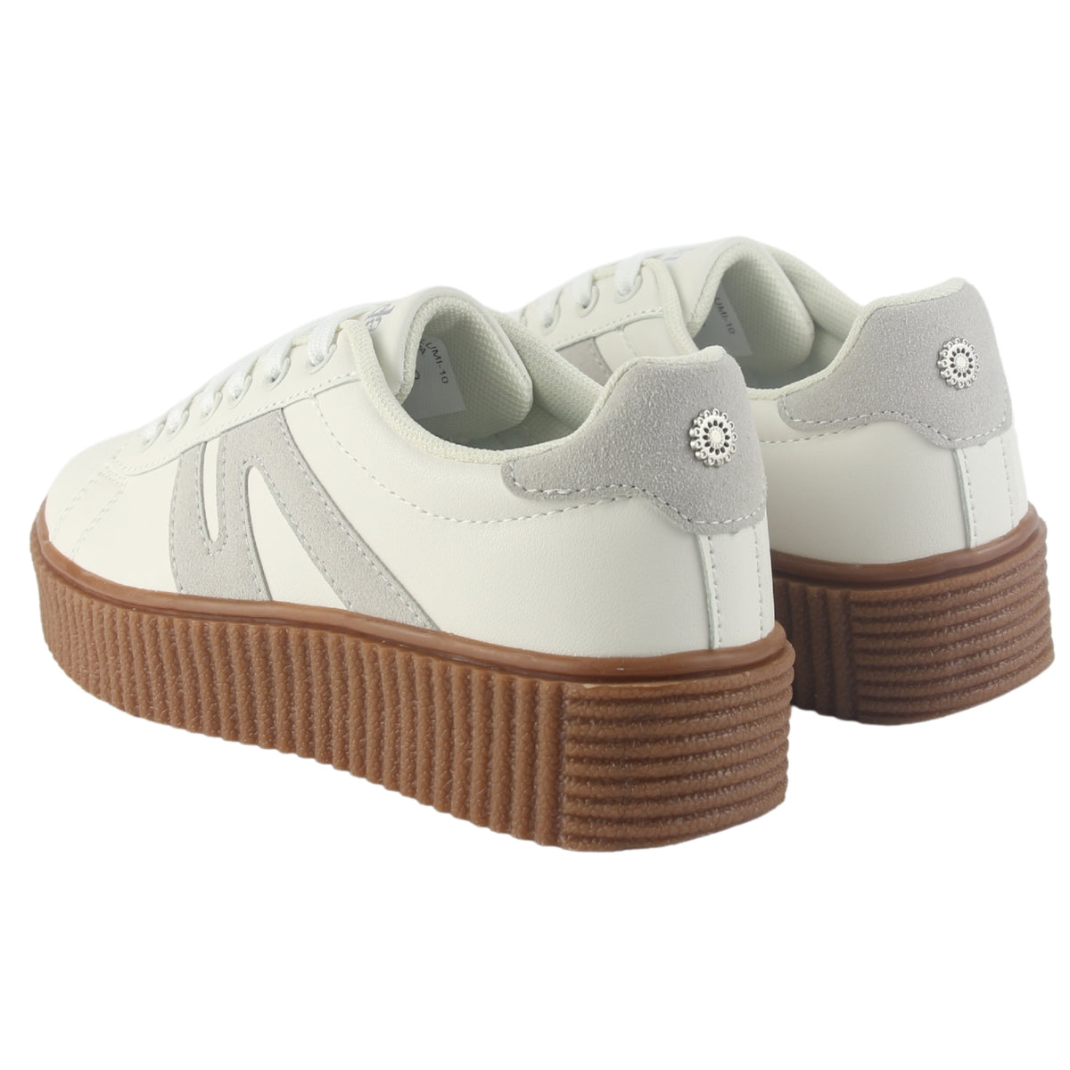 Zapatilla Chalada Mujer Flumi-10 Beige Urbano