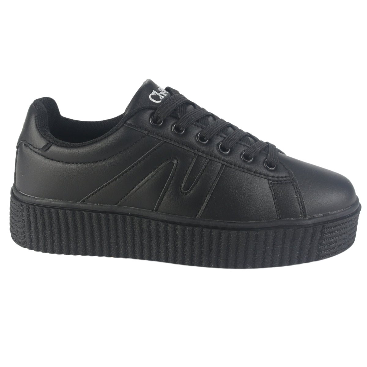 Zapatilla Chalada Mujer Flumi-10 Negro Urbano