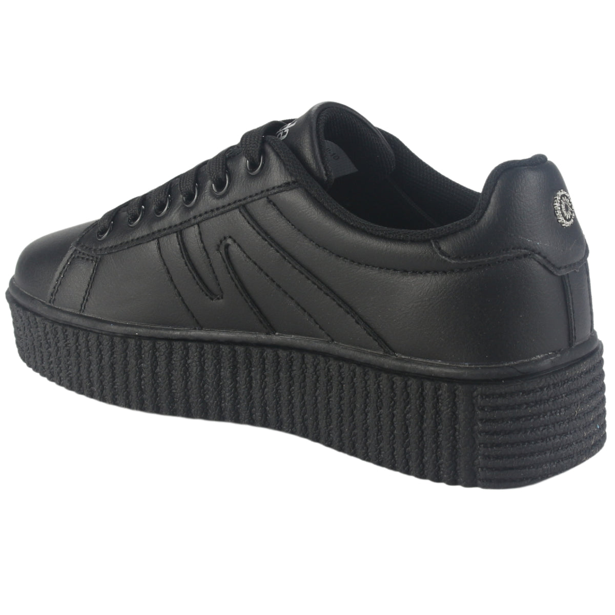 Zapatilla Chalada Mujer Flumi-10 Negro Urbano