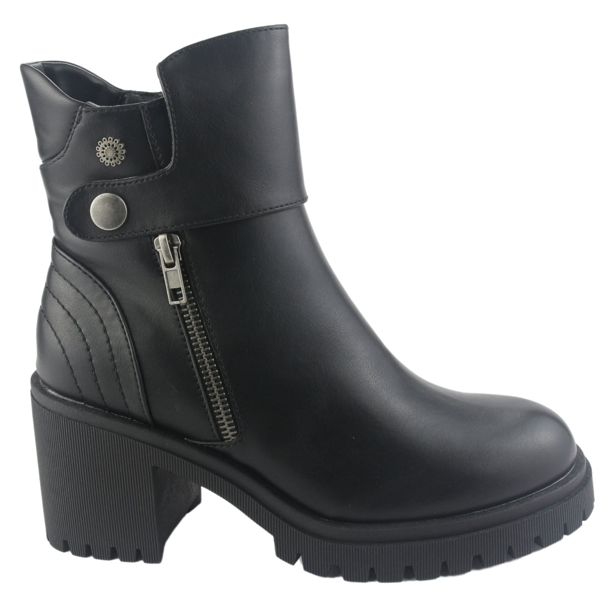 Botin Chalada Mujer Jordi-9 Negro Casual
