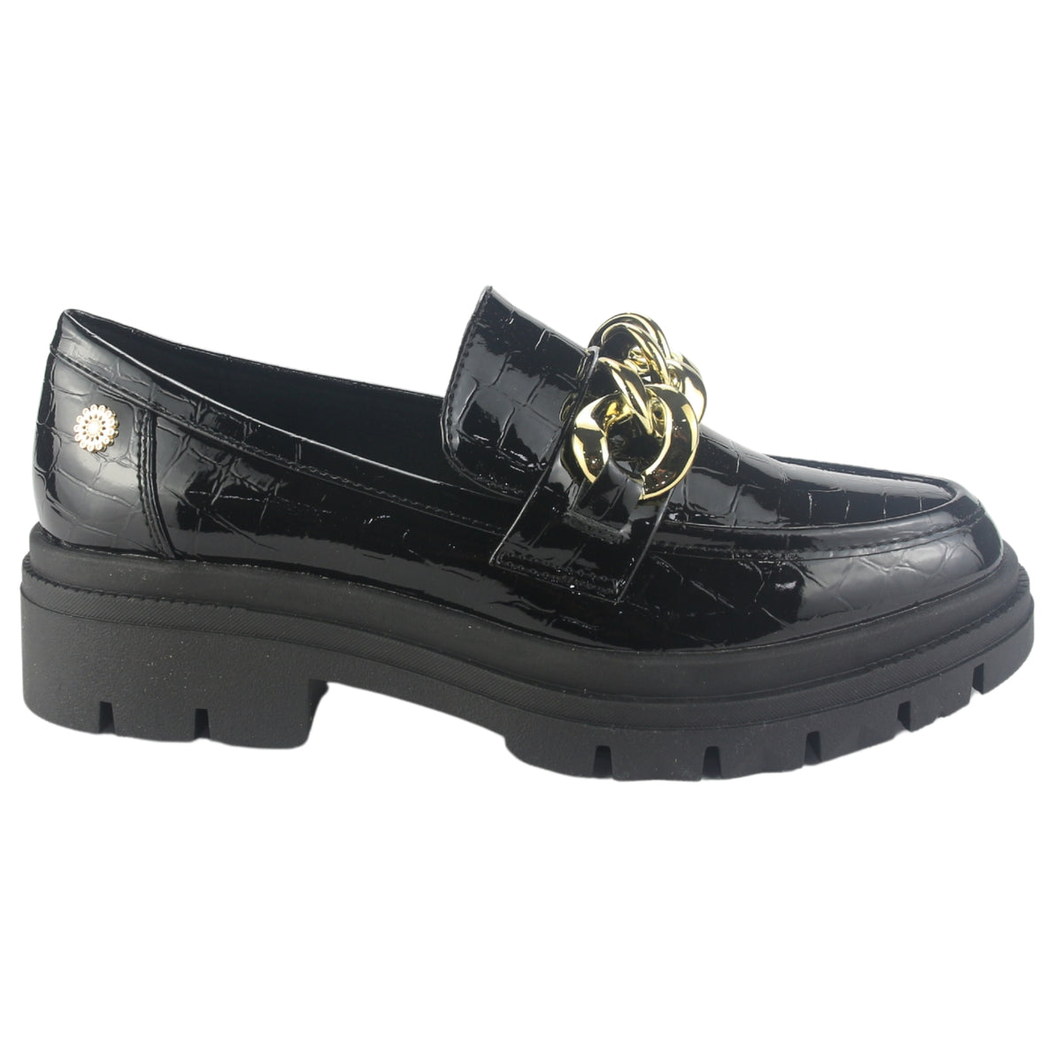 Mocasin Chalada Mujer Selina-7 Negro Casual