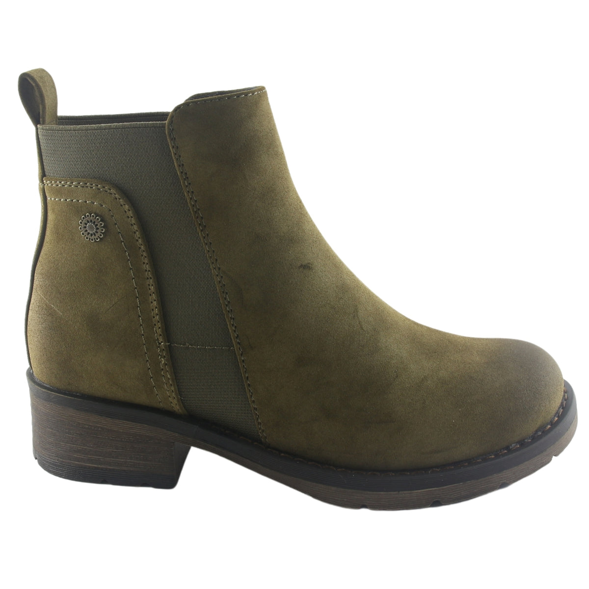 Botin Chalada Mujer Torri-28 Oliva Casual