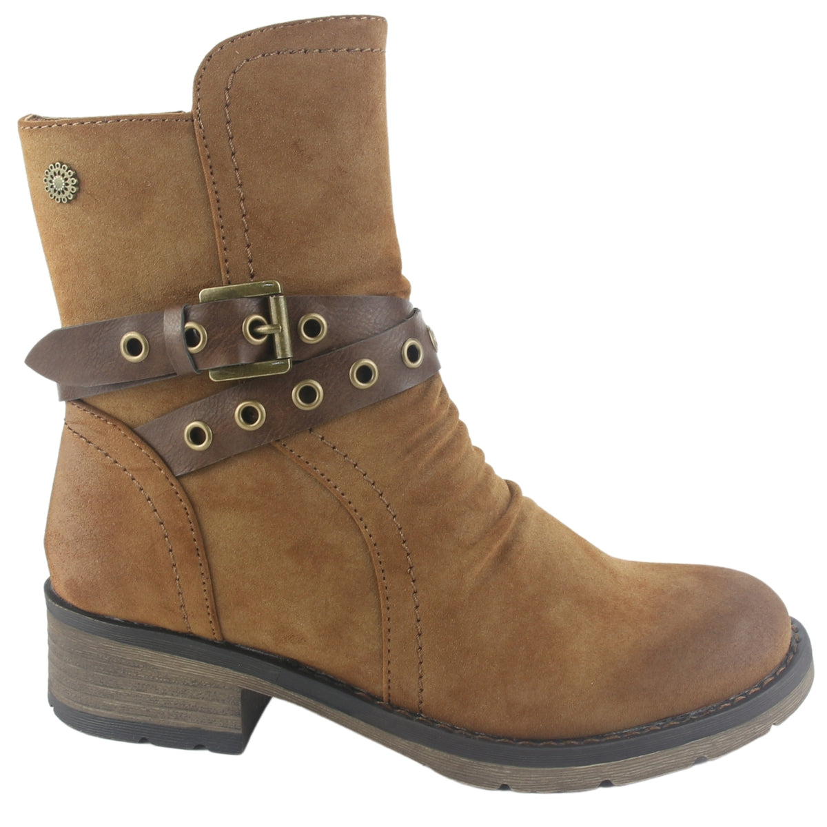 Botin Chalada Mujer Torri-29 Camel Casual