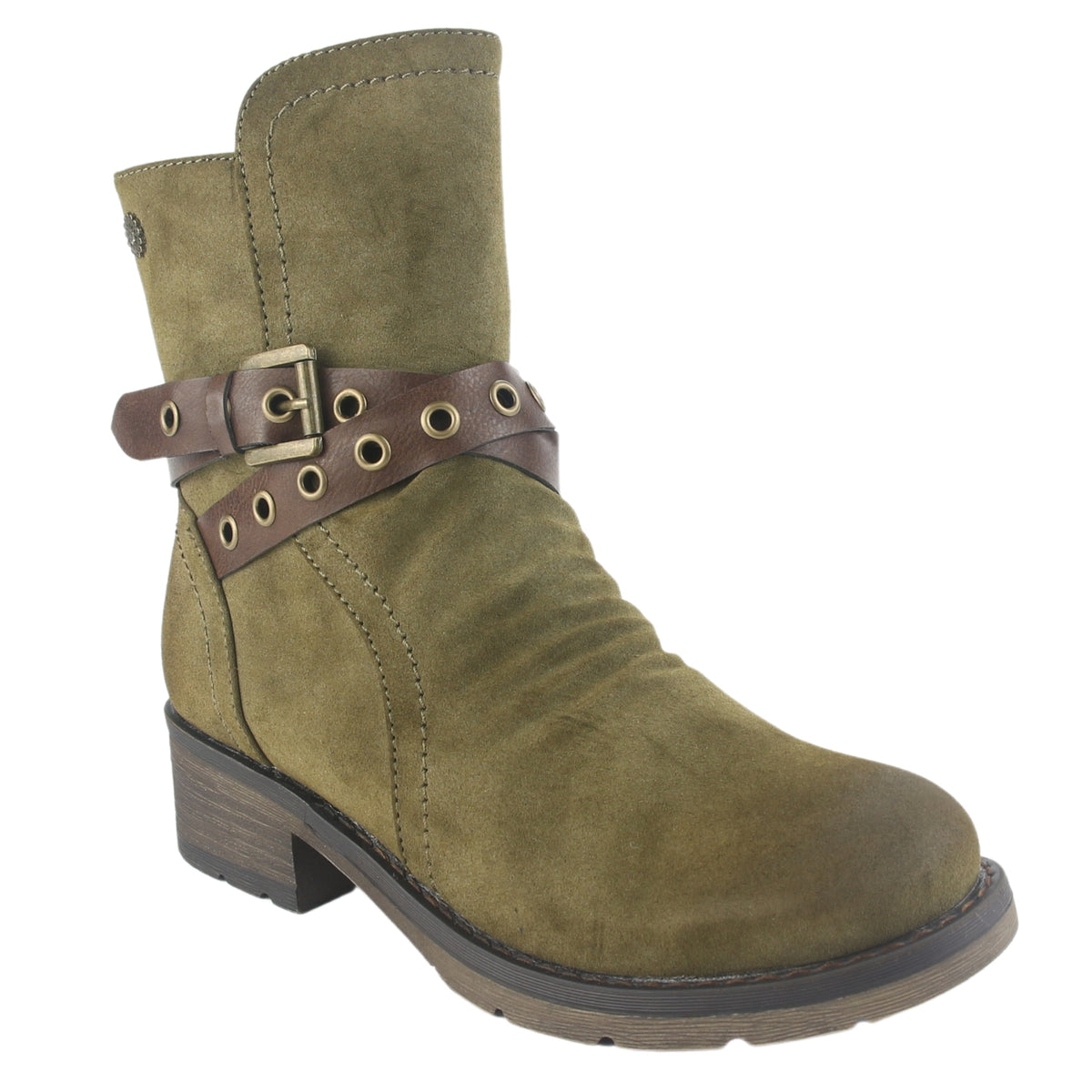 Botin Chalada Mujer Torri-29 Oliva Casual