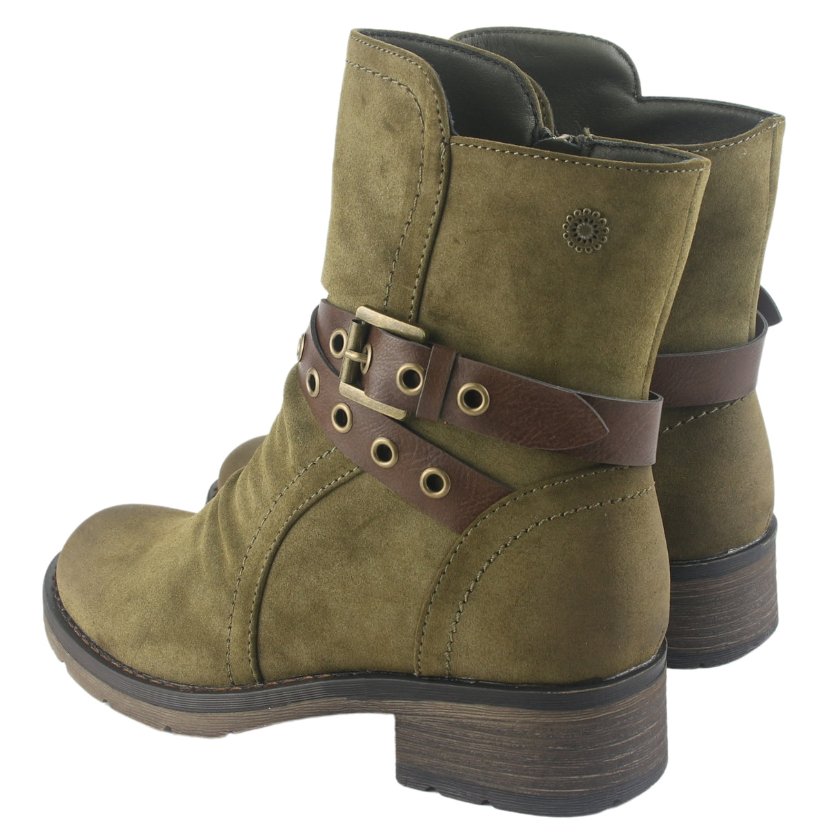 Botin Chalada Mujer Torri-29 Oliva Casual