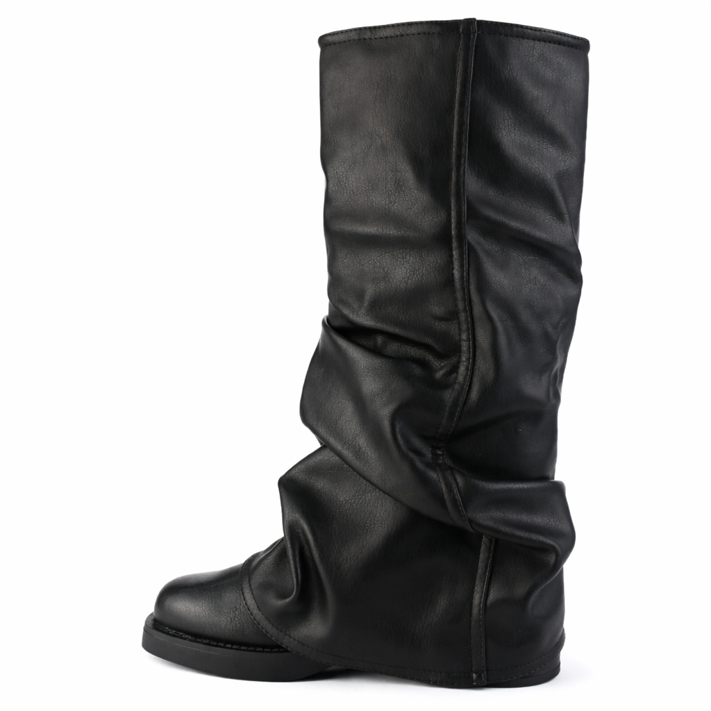 Bota Chalada Mujer Biker-7 Negro Casual