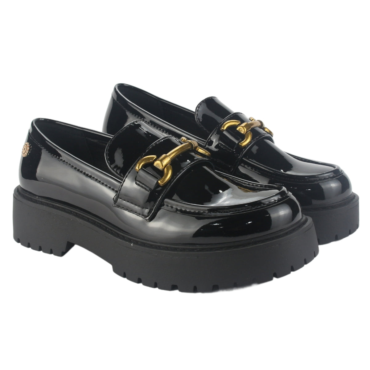 Mocasin Chalada Mujer Lenin-4 Negro Casual