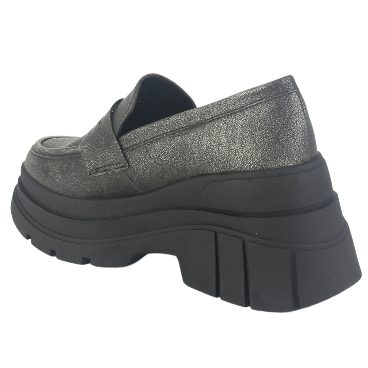 Mocasin Chalada Mujer Natirus-3 Plateado Casual