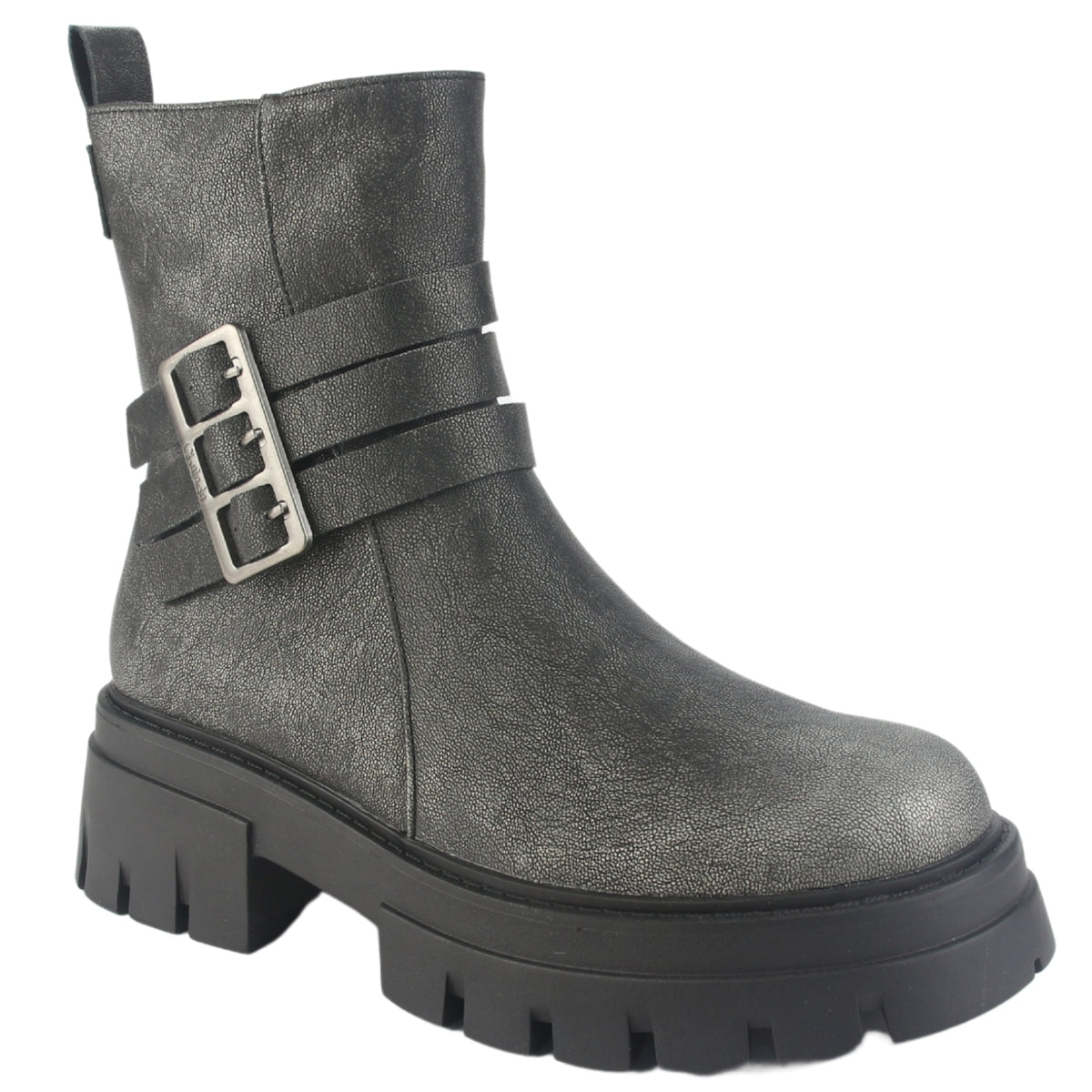 Botin Chalada Mujer Rustnew-1 Plateado Casual