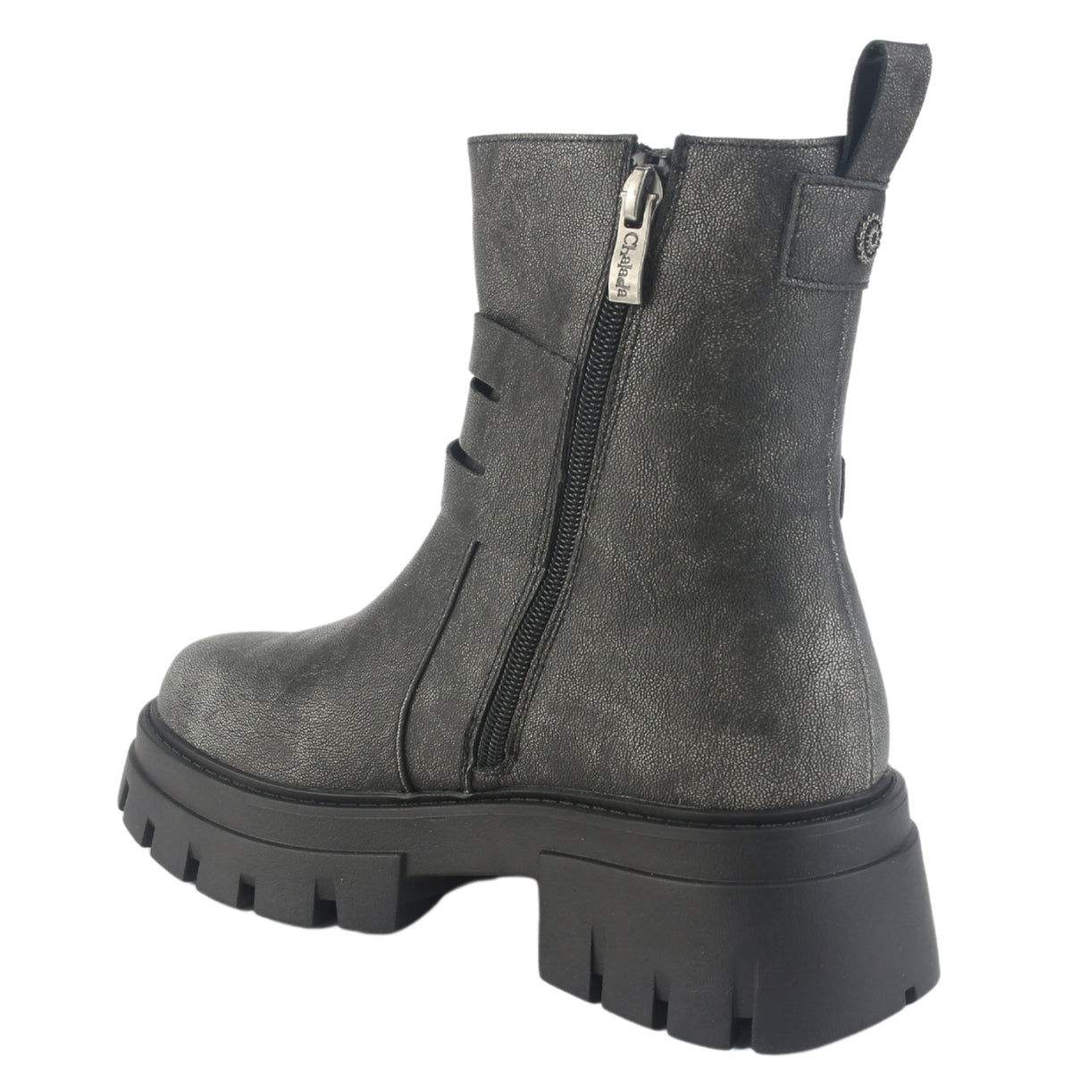 Botin Chalada Mujer Rustnew-1 Plateado Casual