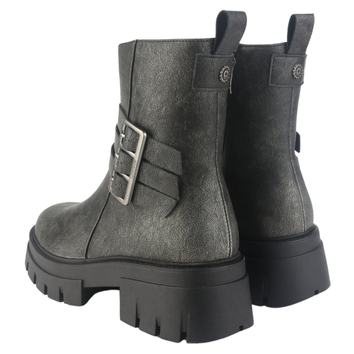 Botin Chalada Mujer Rustnew-1 Plateado Casual