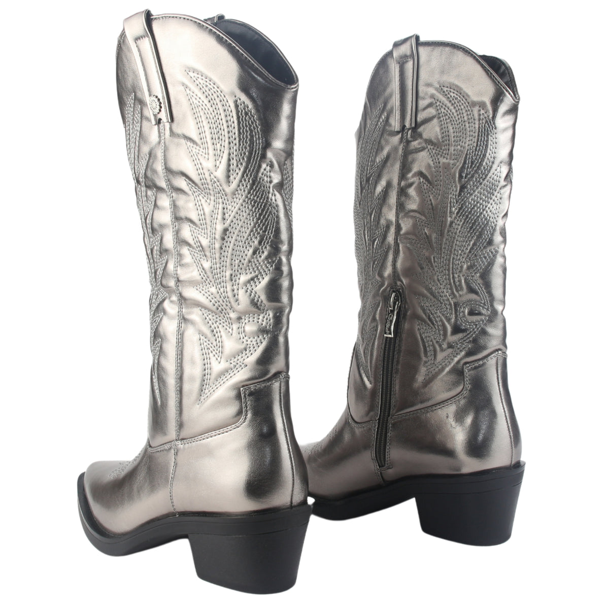 Bota Chalada Mujer West-22 Plateado Casual