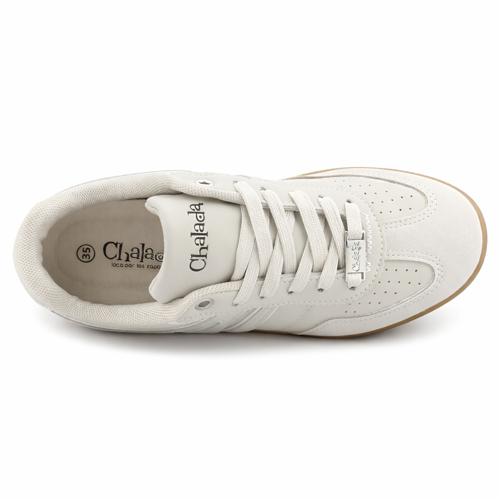 Zapatilla Beige Mujer Urbano Chalada Aru
