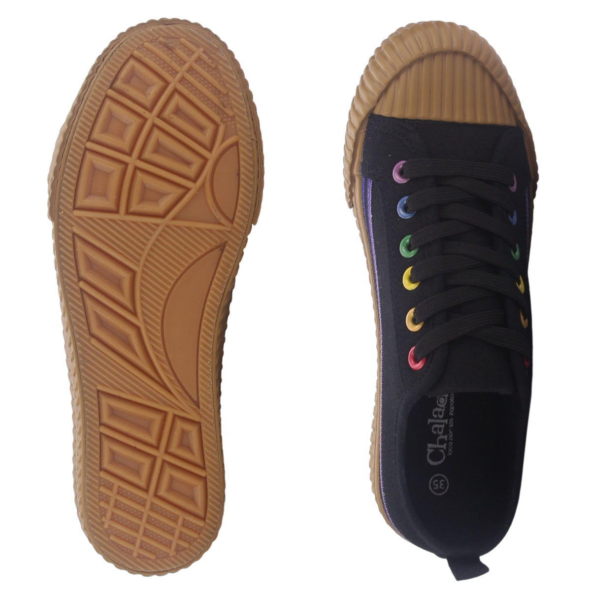 Zapatilla Mujer  Chalada Belice-1 Negro Urbano