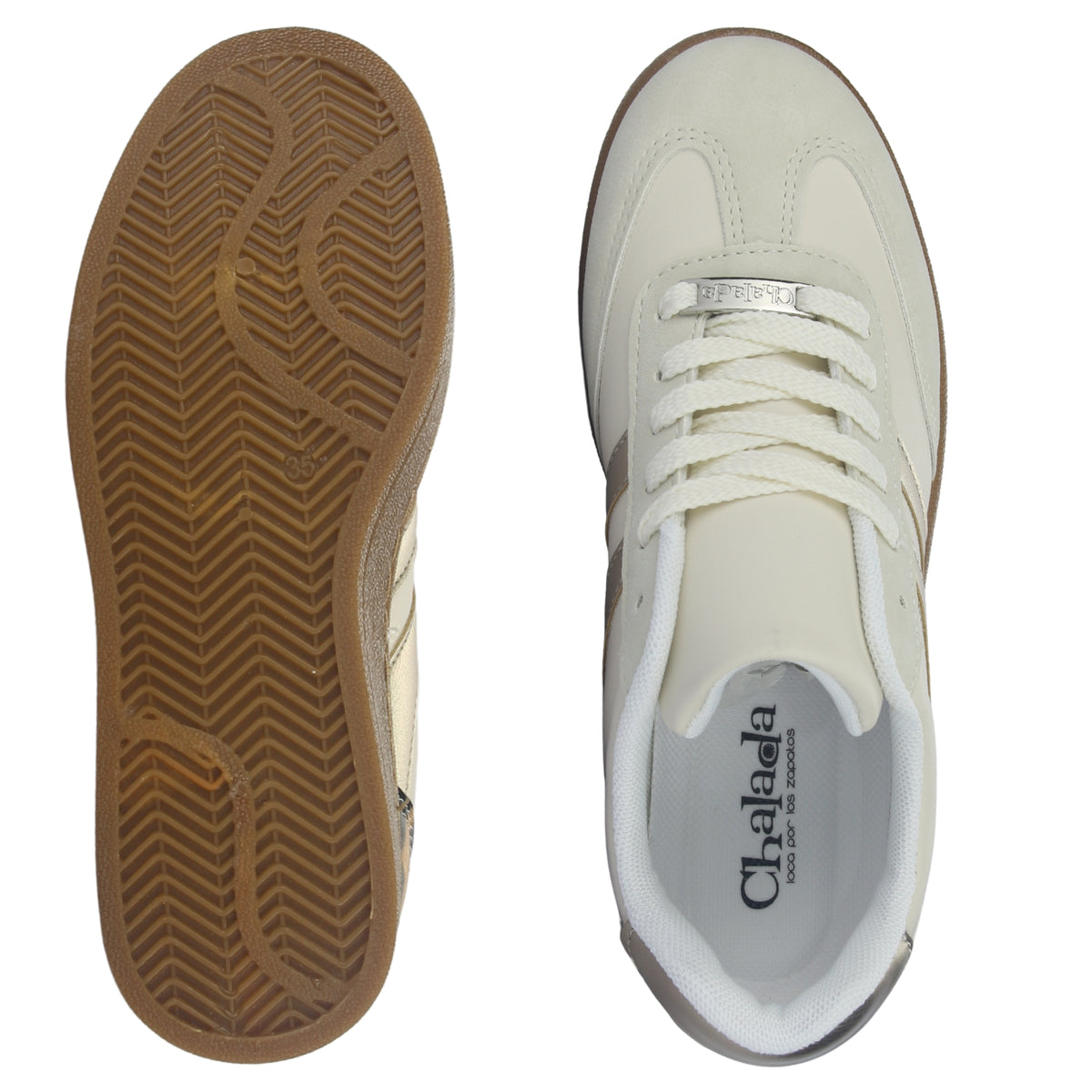 Zapatilla Mujer Chalada Pita-3 Beige Urbano