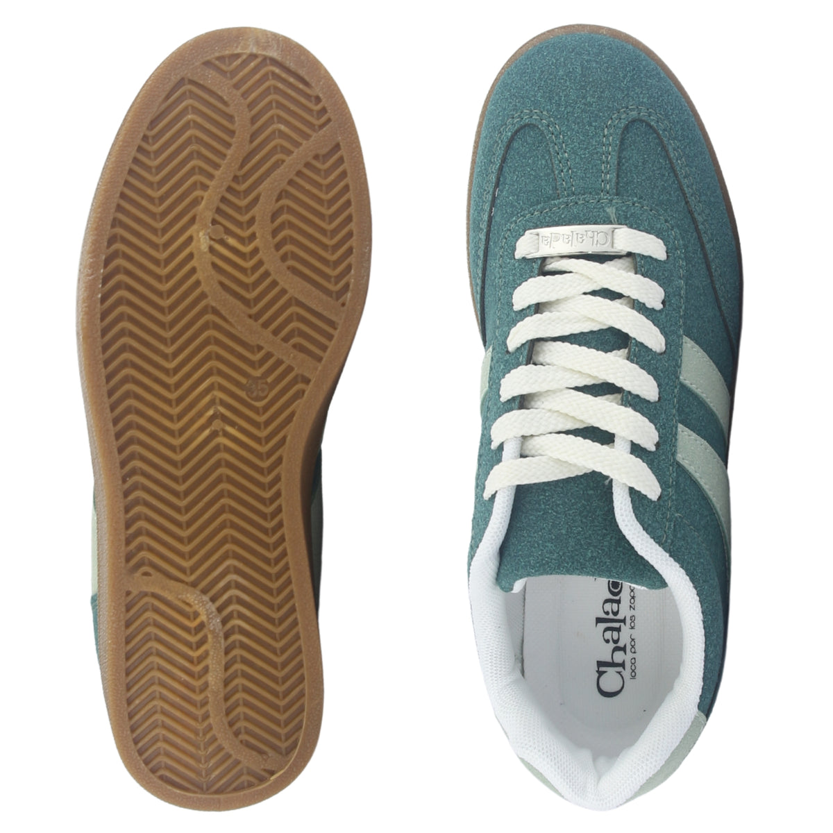 Zapatilla Mujer Chalada Pita-3 Verde Urbano