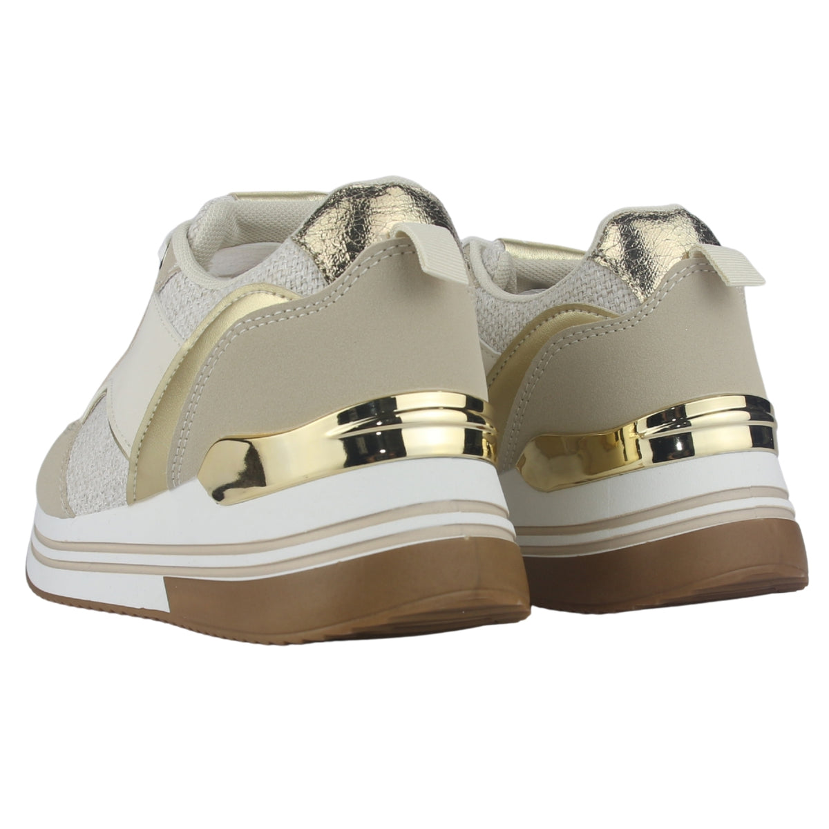 Zapatilla Mujer Chalada Jettixlow2 Beige Urbano