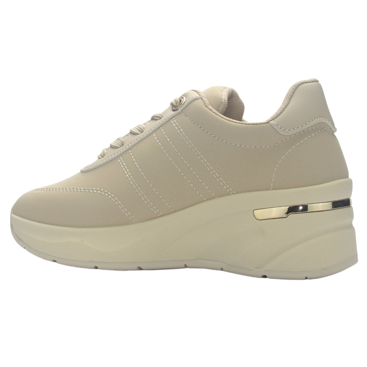 Zapatilla Mujer Chalada Juna-5 Beige Urbano
