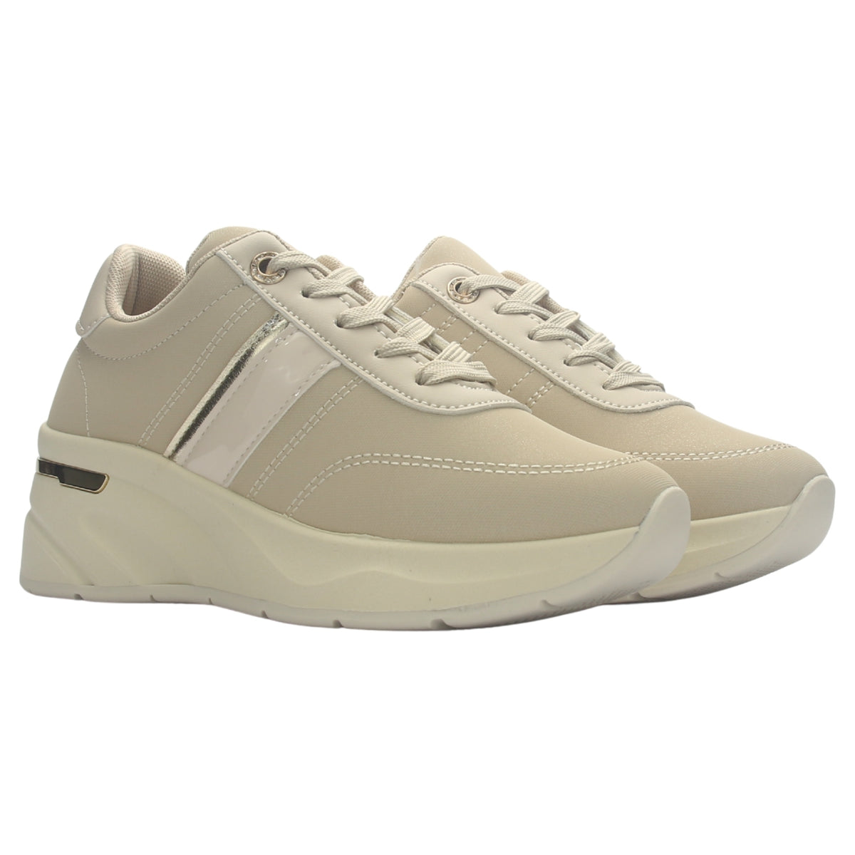 Zapatilla Mujer Chalada Juna-5 Beige Urbano