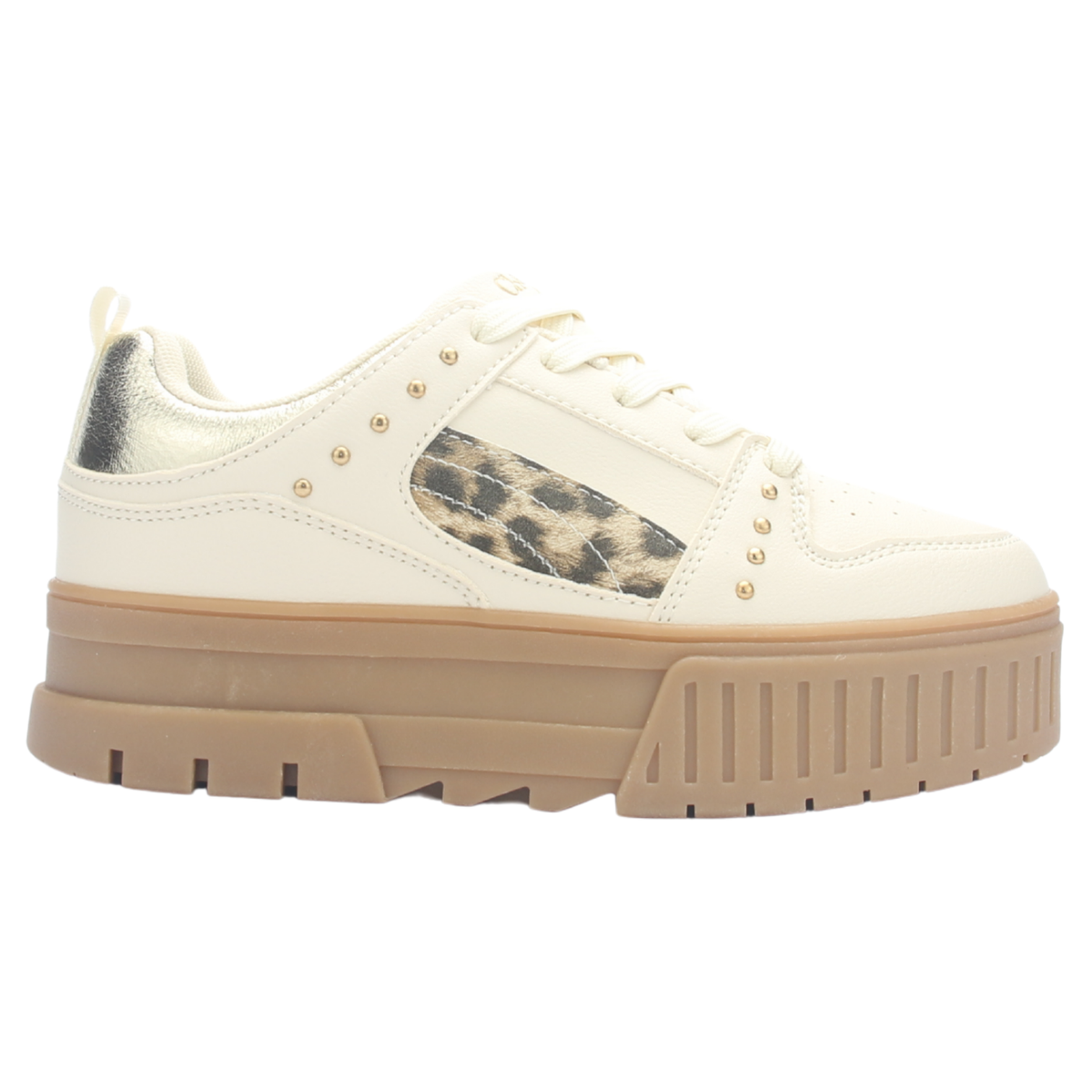 Zapatilla Mujer Chalada Troya-5 Beige Urbano