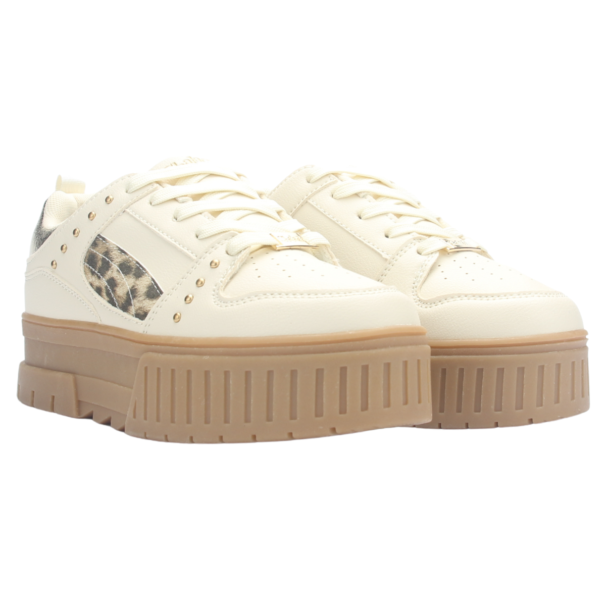 Zapatilla Mujer Chalada Troya-5 Beige Urbano