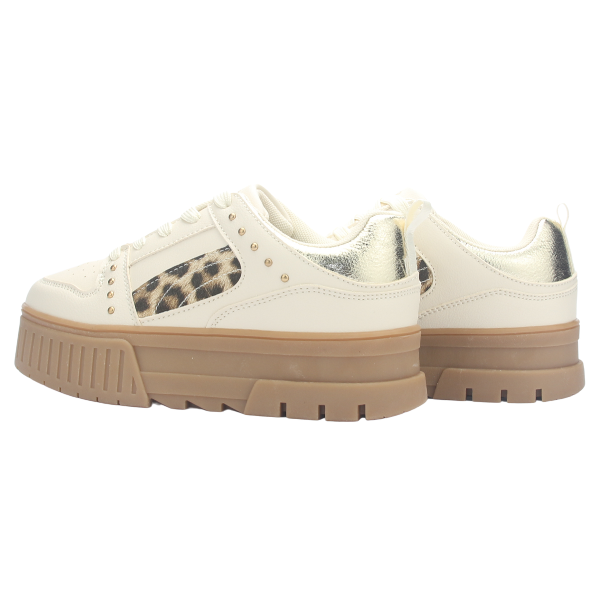 Zapatilla Mujer Chalada Troya-5 Beige Urbano