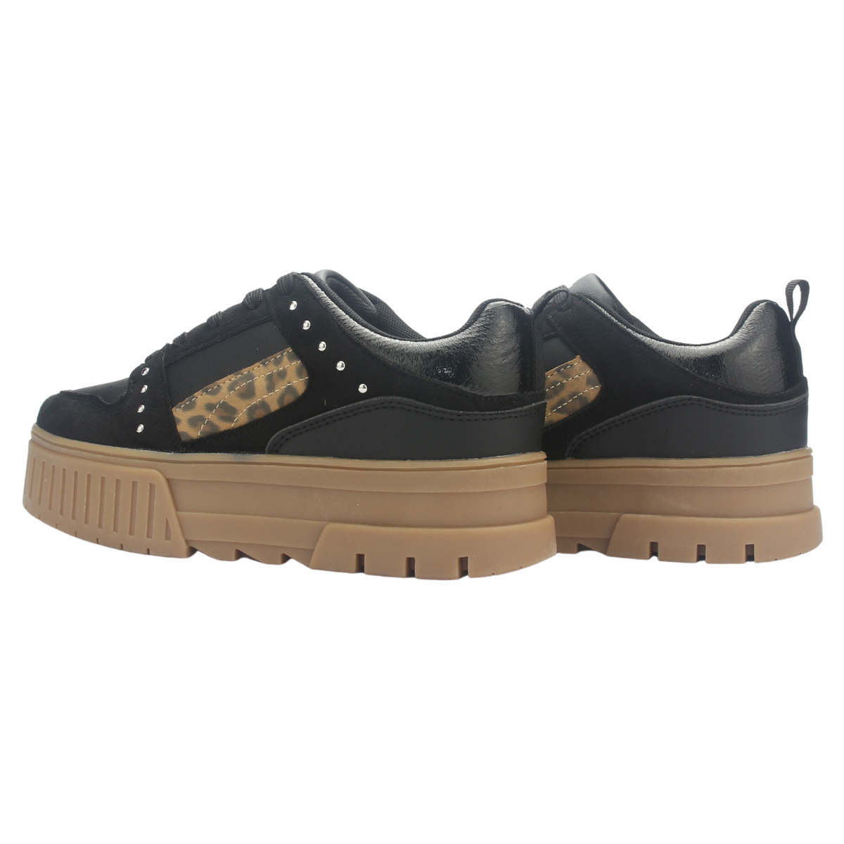 Zapatilla Mujer Chalada Troya-5 Negro Urbano