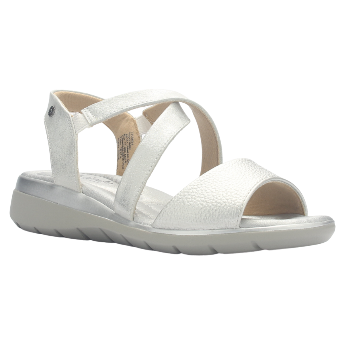 Sandalia Mujer Chalada Floro-6 Plateado Casual