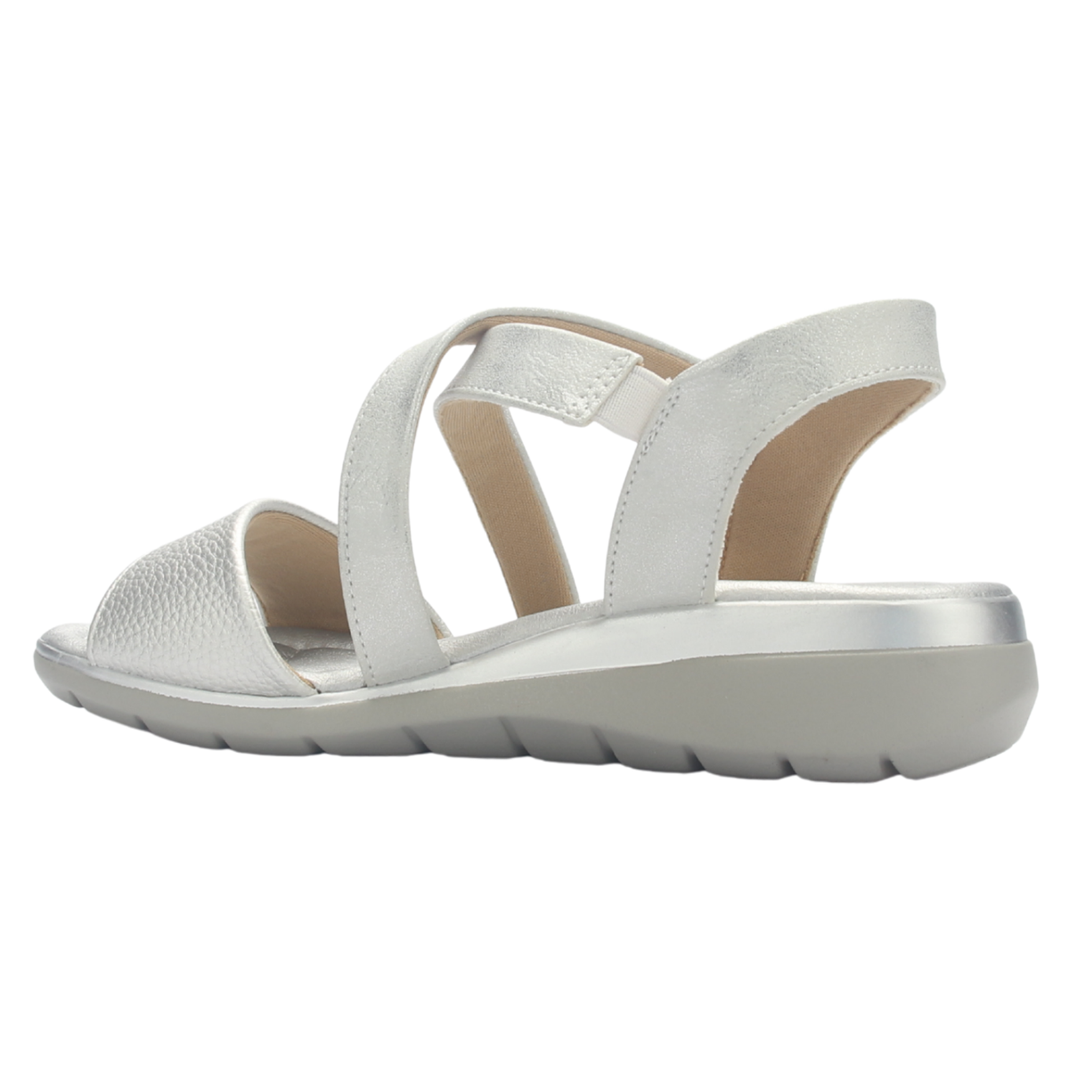 Sandalia Mujer Chalada Floro-6 Plateado Casual