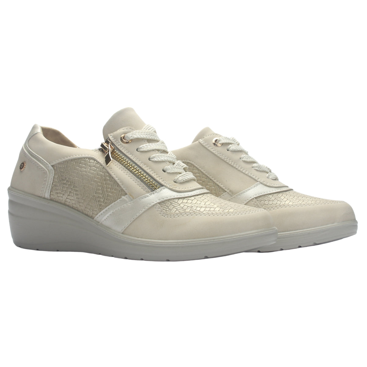 Zapatilla Mujer Chalada Deza-4 Beige Urbano