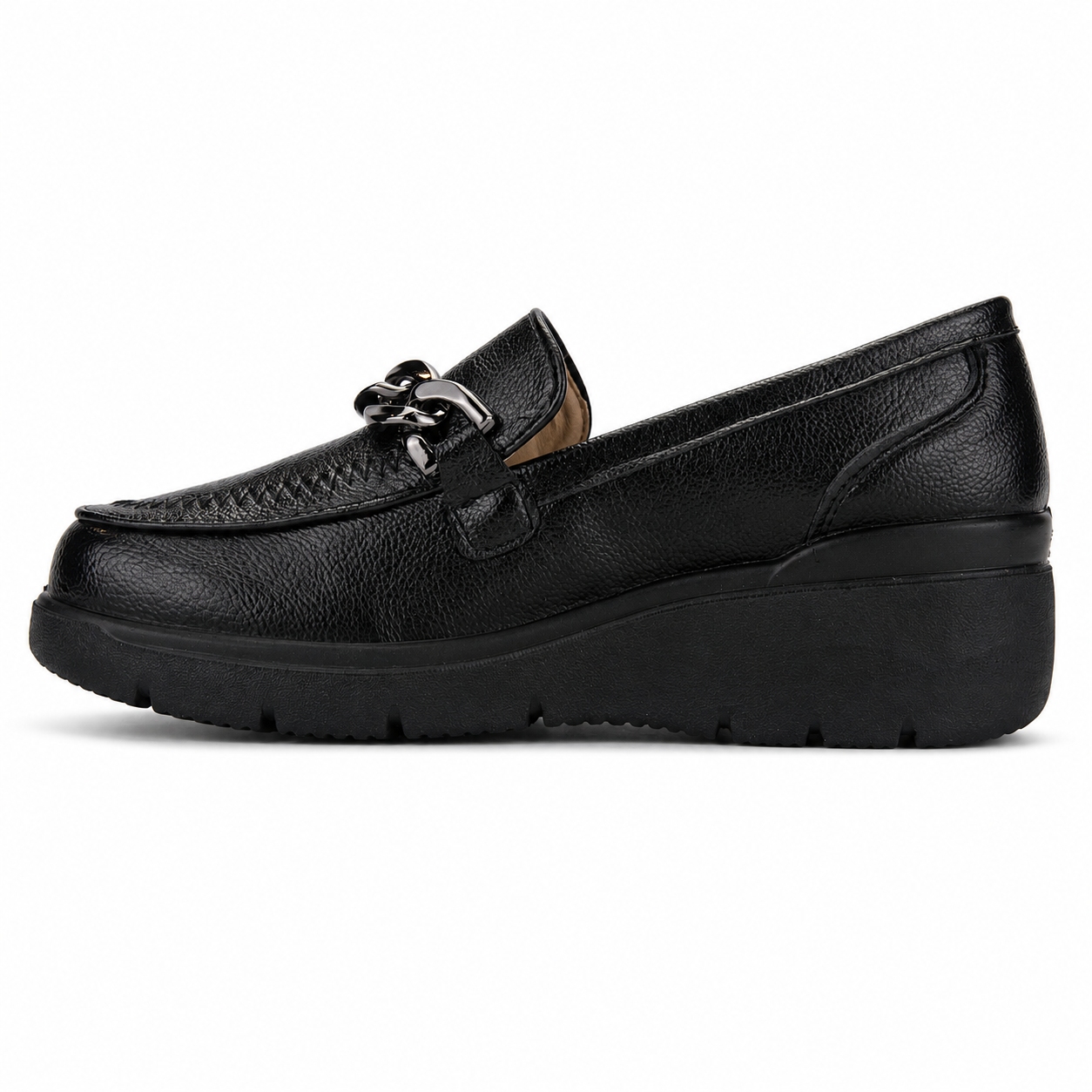Mocasin Negro Mujer Casual Chalada Deza