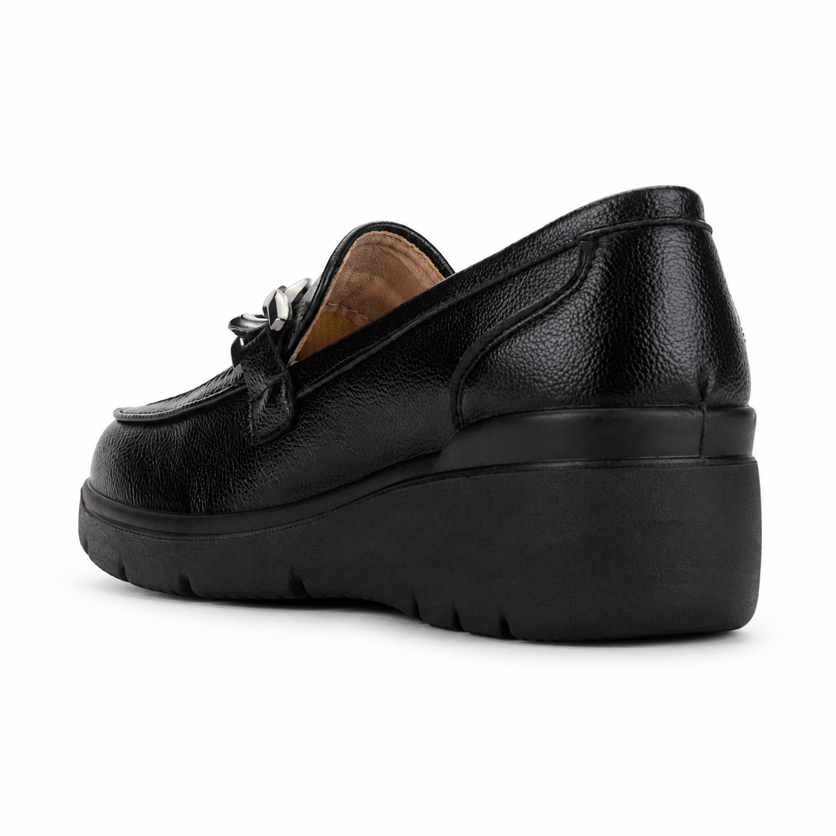 Mocasin Negro Mujer Casual Chalada Deza