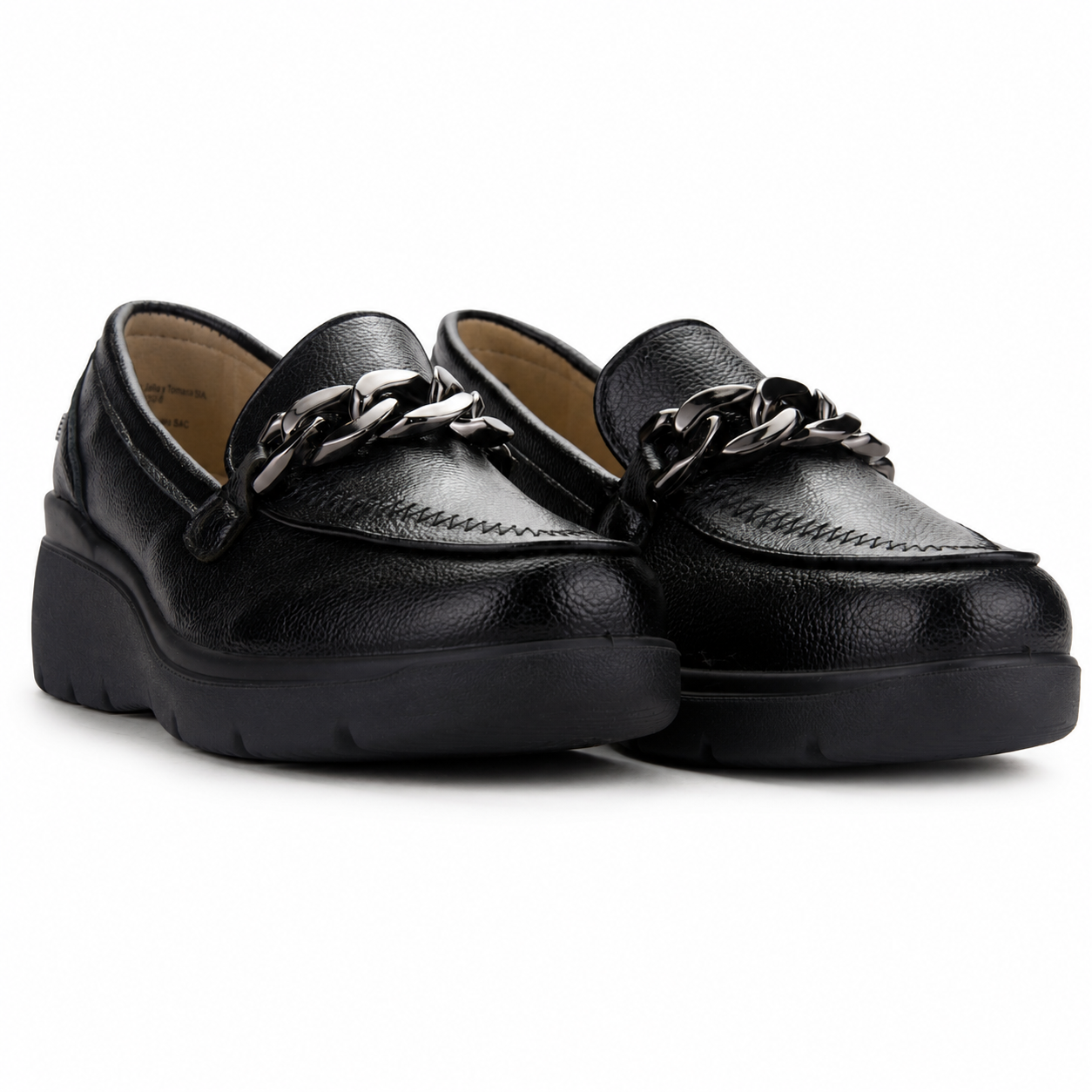 Mocasin Negro Mujer Casual Chalada Deza