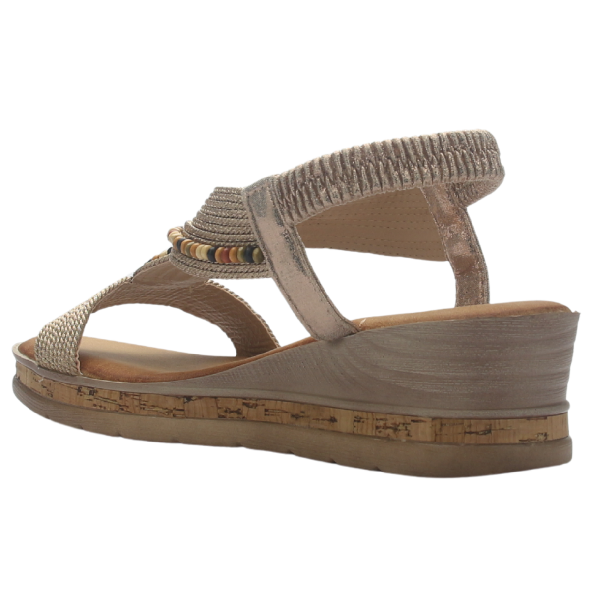 Sandalia de Mujer de color Beige Casual Chalada Molina-1